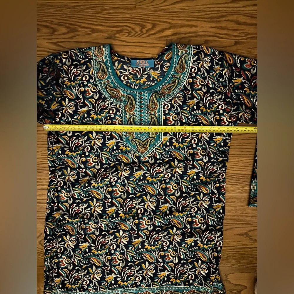 SOL Tunic or Swim Cover Up‎ One Size Beachy Boho